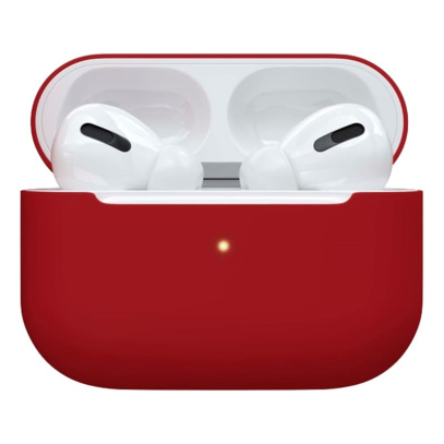 Чехол Silicone Case для Apple AirPods Pro Red, красный