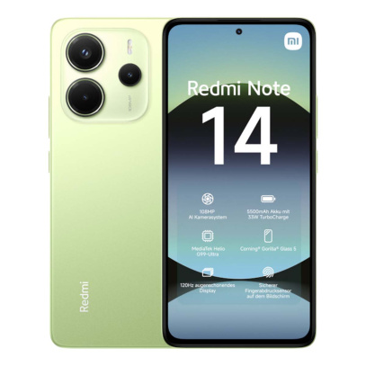 Xiaomi Redmi Note 14 8/128Gb Lime Green, зелёный
