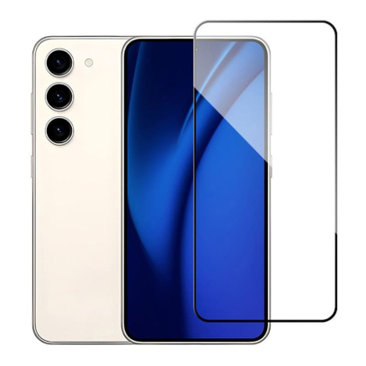 Защитное стекло для Galaxy S24/S25 BLUEO Silk Full cover Anti-Static (с рамкой, антистатик) (WB-S25) Черный