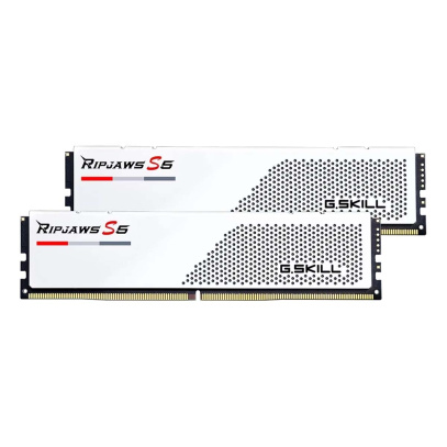 Оперативная память G.SKILL Ripjaws S5 (F5 5200J4040A48GX2 RS5W) DDR5 96GB 5200MHz CL40 UDIMM 2x48GB RGB White