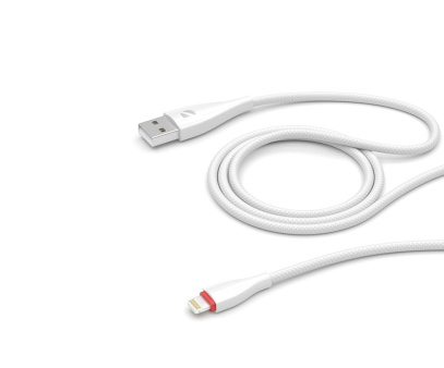 Дата-кабель Deppa Ceramic USB - Lightning, 1 м (72291) Белый