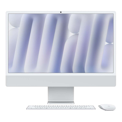 Apple iMac 24" (M4 10C CPU, 10C GPU, 2024) Retina 4,5K, 16Gb, 256Gb SSD (MWUU3) Silver, серебристый