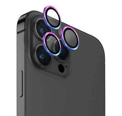 Защитное стекло для камеры iPhone 15 Pro Max UNIQ OPTIX Camera Lens protector Aluminium (IP6.7P(2023)-ALENSIRD) Прозрачное