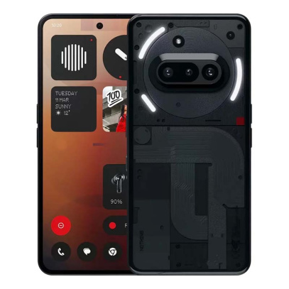 Nothing Phone (3a) 12/256Gb Black, черный