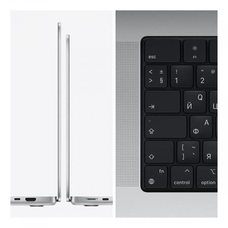 Apple MacBook Pro 16" (M1 Max 10C CPU, 32C GPU, 2021) 32/1Tb SSD (MK1H3) Silver, серебристый