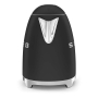 Чайник электрический SMEG 50s Style (KLF03BLMEU) Black, чёрный