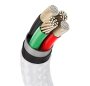 Кабель Baseus Cafule Series Metal Data Cable USB to iP 2,4A, 1 м (CALJK-A02) Белый