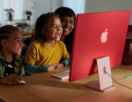Apple iMac 24" (M3, 8C CPU, 10C GPU, 2023) Retina 4,5K, 8Gb, 512Gb SSD (MQRW3) Orange, оранжевый