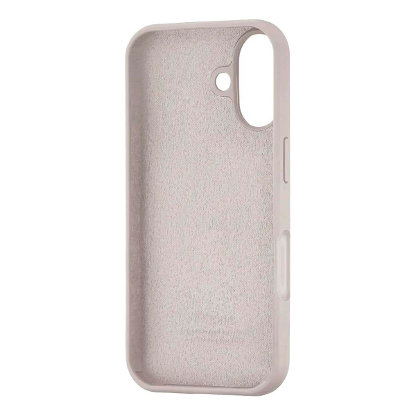Чехол для iPhone 17 Silicone Case Stone, бежевый