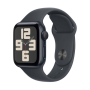 Apple Watch SE (2024), 44 мм корпус из алюминия цвета «Midnight», ремешок Sport Band размера M/L цвета «Midnight»