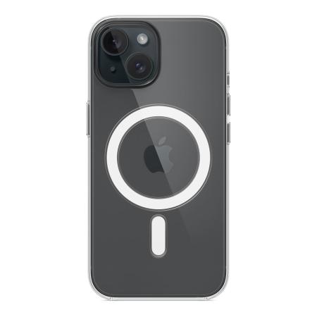 Чехол Clear Case MagSafe для iPhone 15 Прозрачный