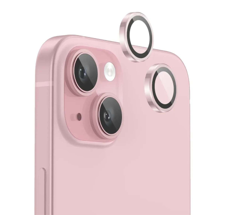 Защитное стекло для камеры iPhone 13/13 Mini SUPGLASS Anti Glare Camera lens glass film (XC-31) Розовый