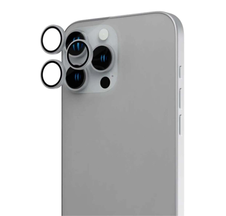 Защитное стекло для камеры iPhone 16 Pro/16 Pro Max SUPGLASS Anti Glare Camera lens glass (XC-31) Серый