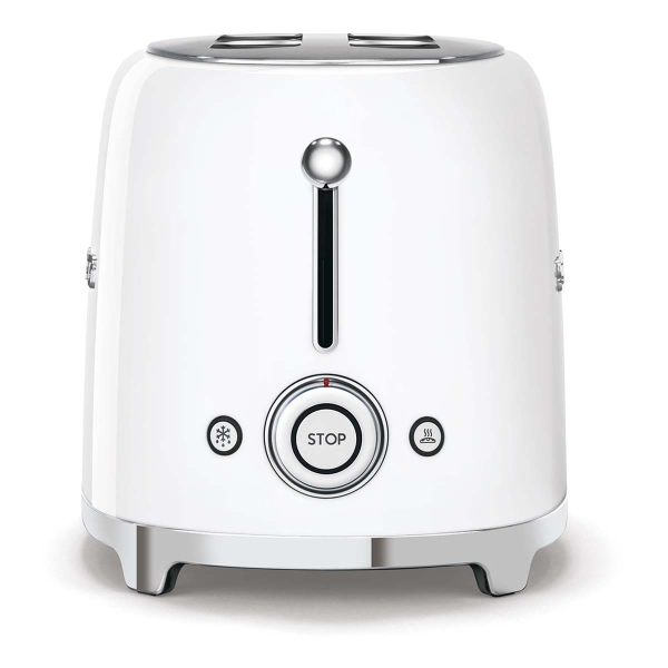 Тостер на 4 ломтика SMEG 50s style (TSF02WHEU) Белый