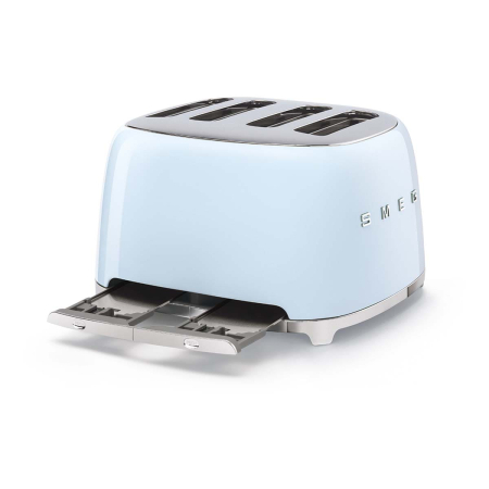 Тостер на 4 ломтика SMEG 50s style (TSF03PBEU) Пастельный голубой