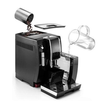 Кофемашина автоматическая DeLonghi Dinamica ECAM350.15.B Чёрный