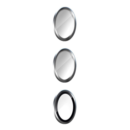 Защитное стекло для камеры Galaxy S24 BLUEO Camera lens Armor metal 3 шт. (NPB28-S24-SIL) Серебристый