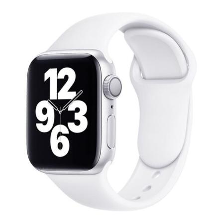Ремешок для Apple Watch 42/44/45/49 mm Mutural Watch band MIOU series White, белый