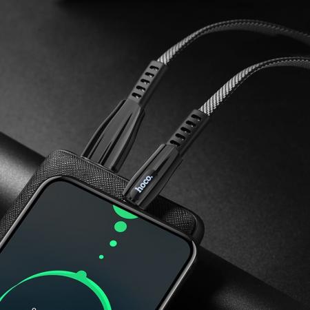 Кабель hoco. USB на Type-C, 1,2 м (U70) Черный
