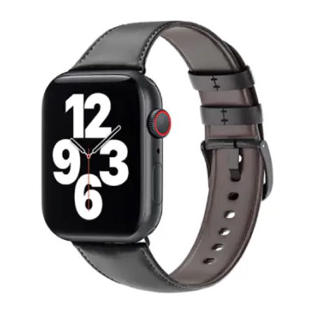 Ремешок для Apple Watch 42/44/45/49 mm WiWU (Wi-WB003) Black, чёрный