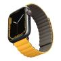 Ремешок для Apple Watch 42/44/45/49 mm UNIQ Revix Reversible Magnetic (45MM-REVMUSKAK) Желтый/Серый