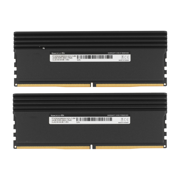 Оперативная память TEAMGROUP T Force Xtreem (FFXD548G8800HC42ADC CU01) DDR5 48GB 8800MHz CL42 CUDIMM 2x24GB RGB Black