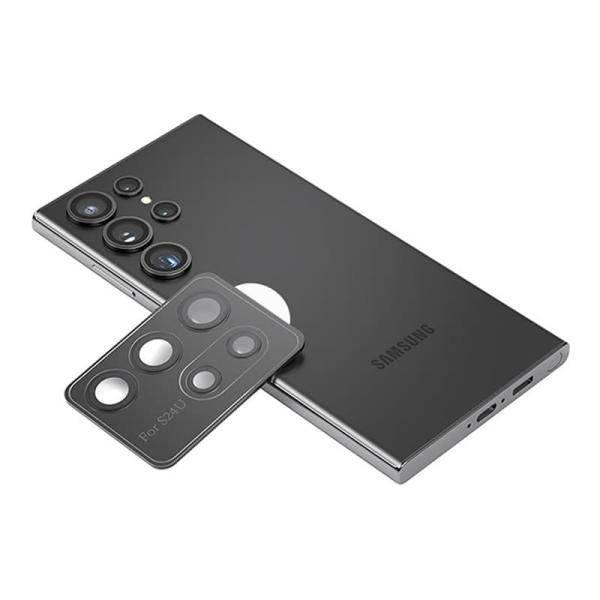 Защитное стекло для камеры Galaxy S24 Ultra BLUEO Camera lens Armor metal 5 шт. (NPB28-S24U-BLK) Черный