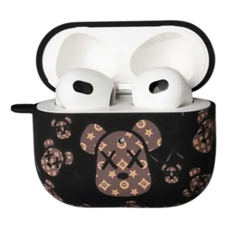 Чехол для AirPods 3 COQUE POUR Черный с рисунком мыши